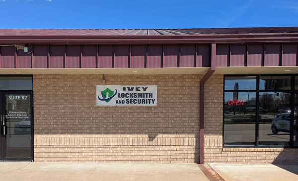 Ivey Locksmith and Security storefront in Salina, KS